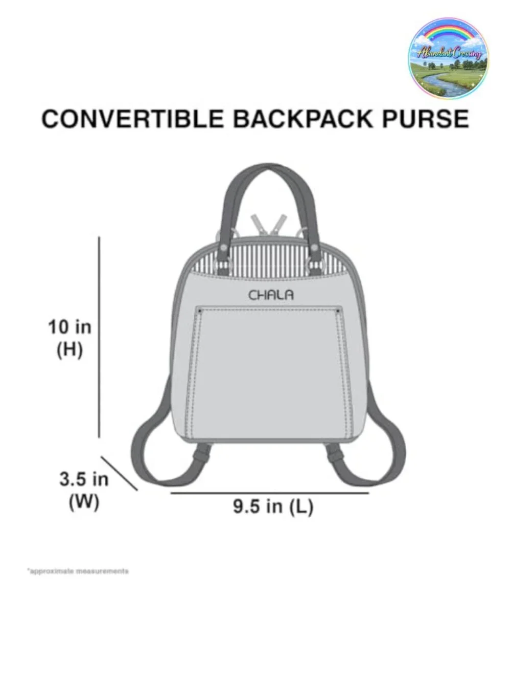Convertible Backpack Purse Adjustable Strap Faux Leather